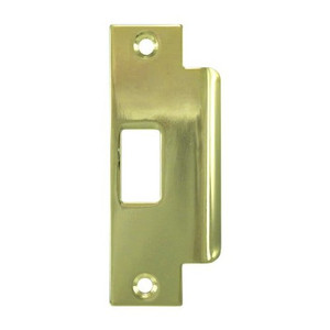 4-7/8" Brass Plated Strike Plate (Small Hole)