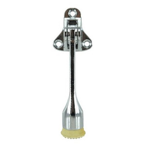 4" Chrome Flip Down Door Holder