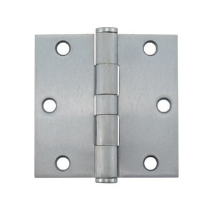 3-1/2" Dull Chrome Hinges - Sold By The Box 1-1/2 Pairs (3 Pieces)