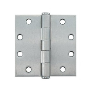 4-1/2" Dull Chrome Hinges - Sold By The Box 1-1/2 Pairs (3 Pieces)