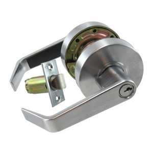Dull Chrome Lever Storeroom Lockset