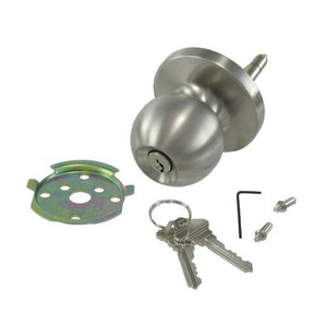 Stainless Steel Lock w/ Ball Knob for Panic Bars