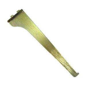 10" Brass Shelf Bracket