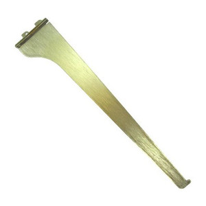 12" Brass Shelf Bracket
