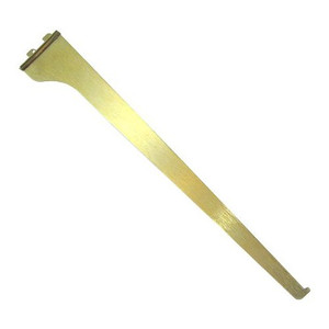 16" Brass Shelf Bracket