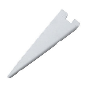 7" White Double Shelf Bracket