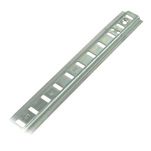 96" Zinc Plated Surface Mount Pilaster