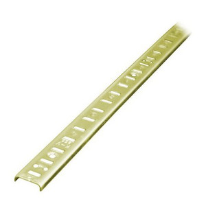 72" Brass Plated Recessed Pilaster