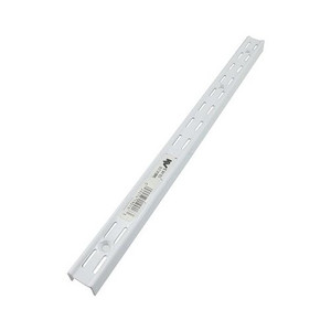 48" White Double Shelf Standard