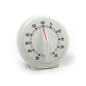 60 Minute White Ringing Dial Timer