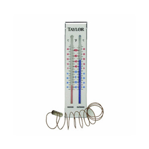 9" Dual Reading Plastic Indoor & Outdoor Thermometer
