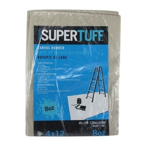 4' X 12' Heavy Duty 8 oz. Canvas Drop Cloth