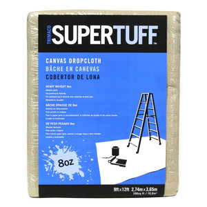 9' X 12' Heavy Duty 8 oz. Canvas Drop Cloth