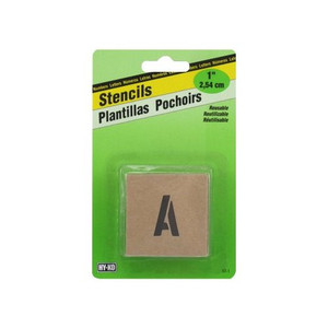 1" Reusable Oilboard Stencil Set (Letters & Numbers)