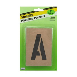 3" Reusable Oilboard Stencil Set (Letters & Numbers)