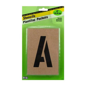 4" Reusable Oilboard Stencil Set (Letters & Numbers)