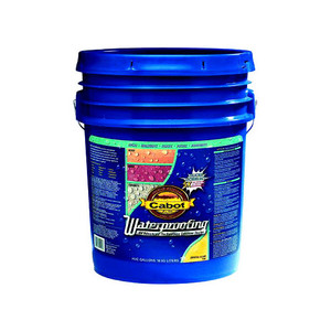 5 Gallon Water-Based Clear Cabot Waterproofing