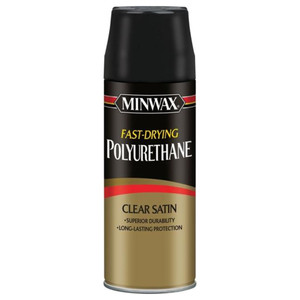 Minwax 11.5 oz. Fast-Drying Clear Satin Polyurethane Spray