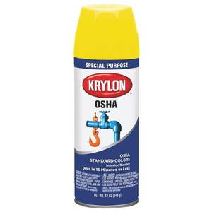 12 oz. Gloss Safety Yellow OSHA Safety Spray Paint