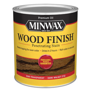 Minwax Wood Finish Quart Dark Walnut Penetrating Stain