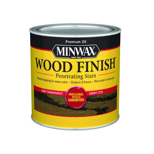Minwax Wood Finish Half Pint Ebony Penetrating Stain