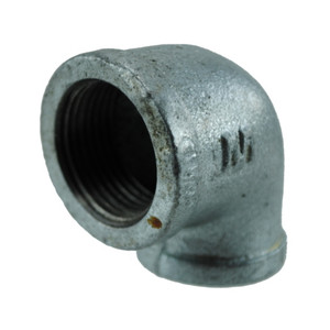 1/2" X 3/8" Galvanized Pipe Reducing Elbow