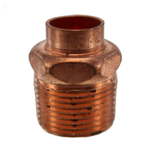 1/2" Sweat X 3/4" Male NPT Pipe Fitting