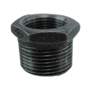 2" X 1-1/2" Black Pipe Bushing
