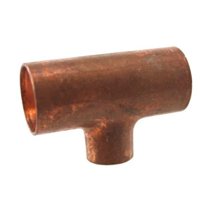 3/4" X 1/2" Sweat Pipe Reducing Tee