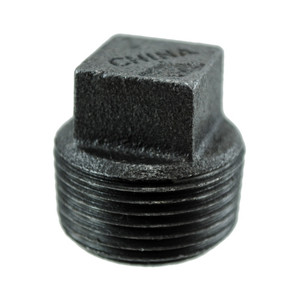 3/4" Black Pipe Plug