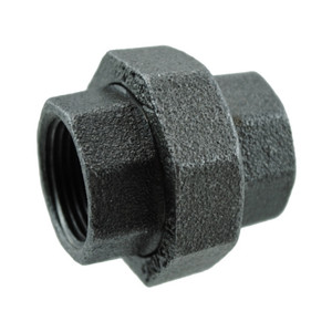 3/4" Black Pipe Union