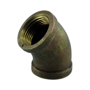 3/8" Brass Pipe 45 deg. Elbow
