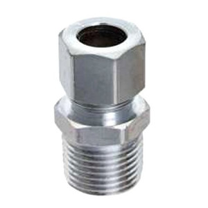 3/8" Male Chrome Plated Flexible Connector