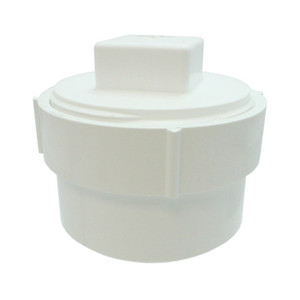 4" PVC Cleanout Body with Plug