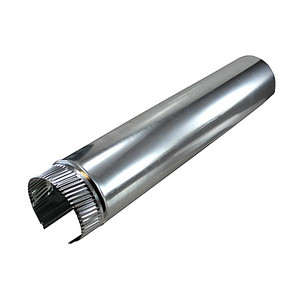 10" X 24" Galvanized Stove Pipe (26 Gauge)