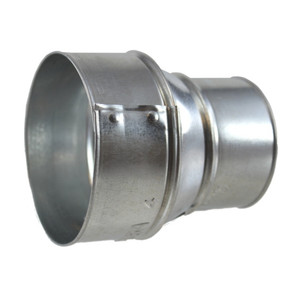 5" X 4" Galvanized Stove Pipe Reducer - (Available For Local Pick Up