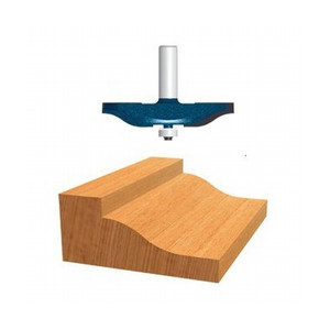 2-1/2" X 5/8" Carbide Tipped Ogee Raised Panel Bit (1/2" Shank)