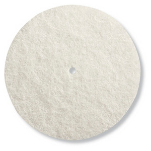 1" Felt Polishing Flat Wheel