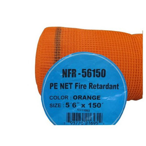 5' 6" X 150' Fire Retardant Orange Safety Debris Netting