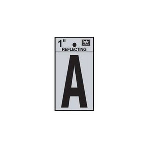 1" Reflective Letter "A"