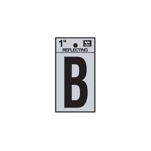 1" Reflective Letter "B"