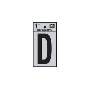1" Reflective Letter "D"