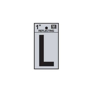 1" Reflective Letter "L"