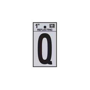 1" Reflective Letter "Q"