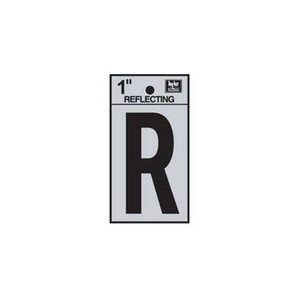 1" Reflective Letter "R"