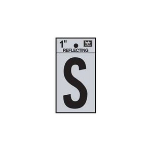 1" Reflective Letter "S"
