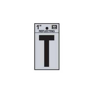 1" Reflective Letter "T"