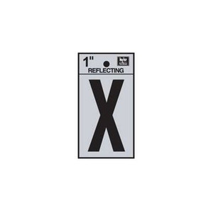 1" Reflective Letter "X"