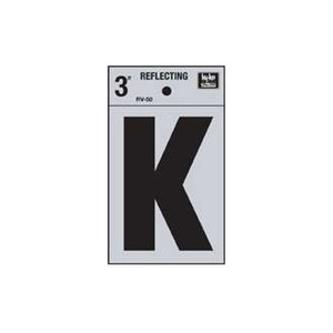 3" Reflective Letter "K"