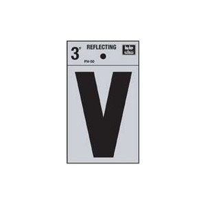 3" Reflective Letter "V"